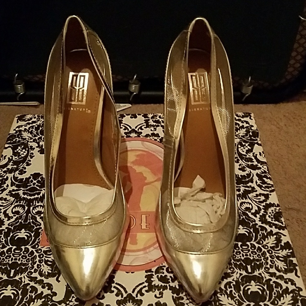 Silver heels